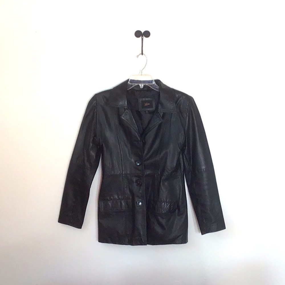 Women’s Black Leather Jacket